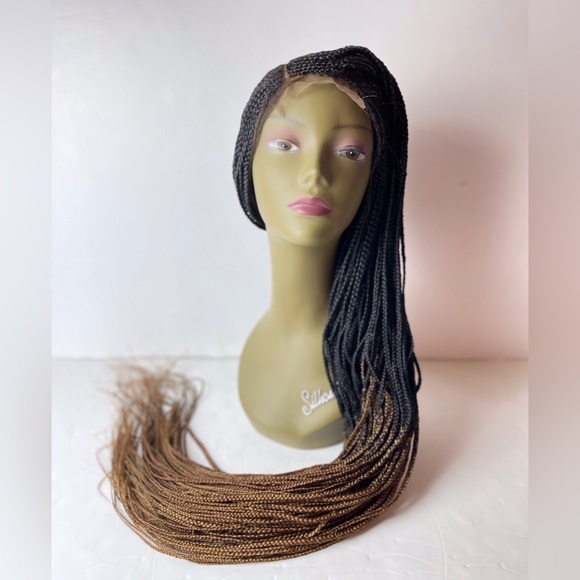 Box Braids Cornrow Lacefront Wig - Picture 2 of 8
